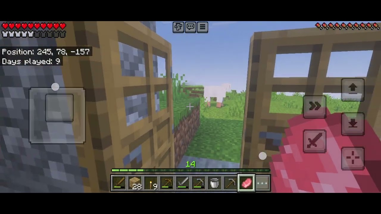 I lost my house 😵Minecraft part 5 gameplay #minecraft  #Survival no cut full story//
