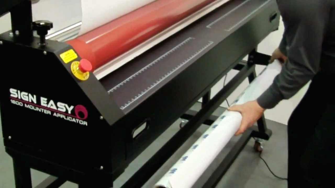 Wide Format Laminator Sign Easy 1600 from Lamination System