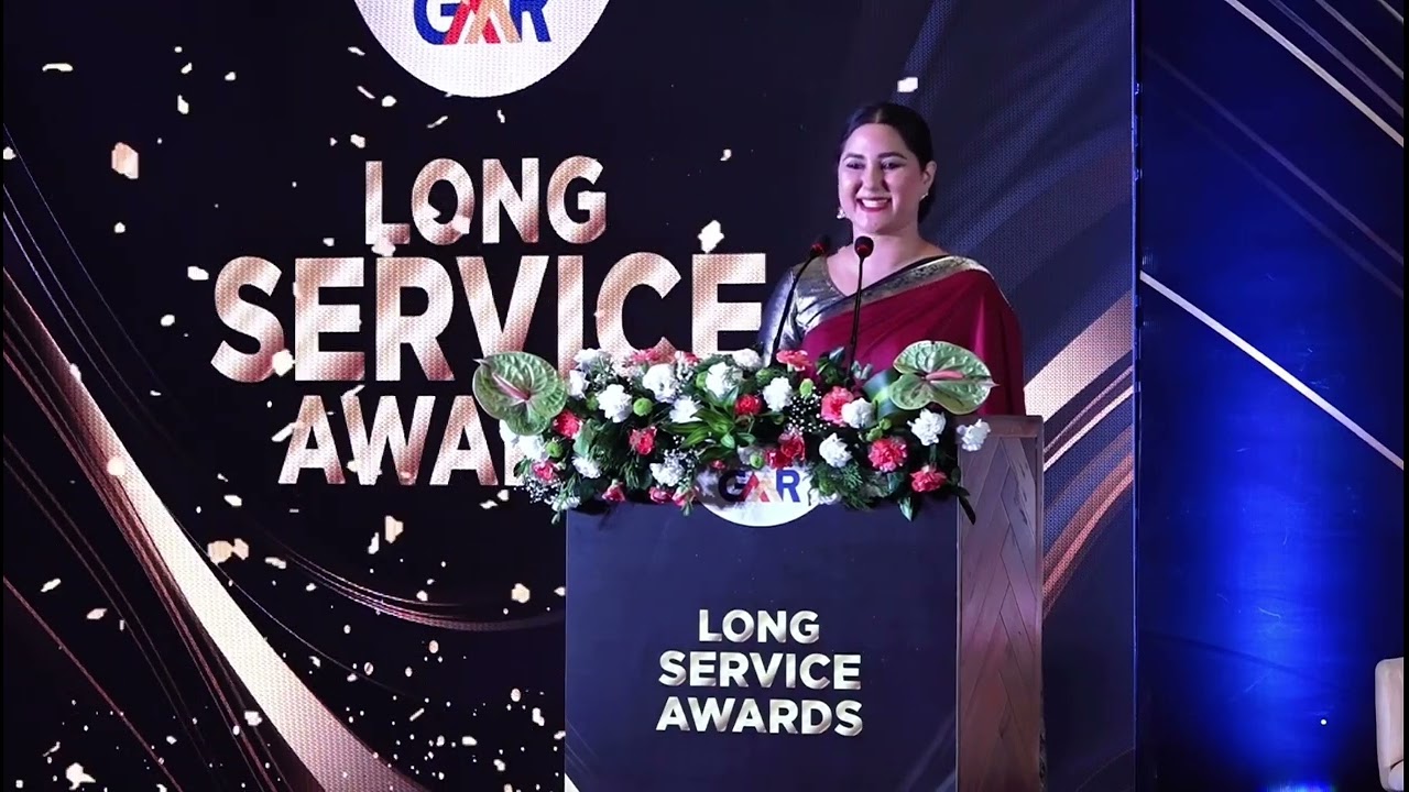 GMR Long Service Awards hosted by Anchor Aditi Kapoor