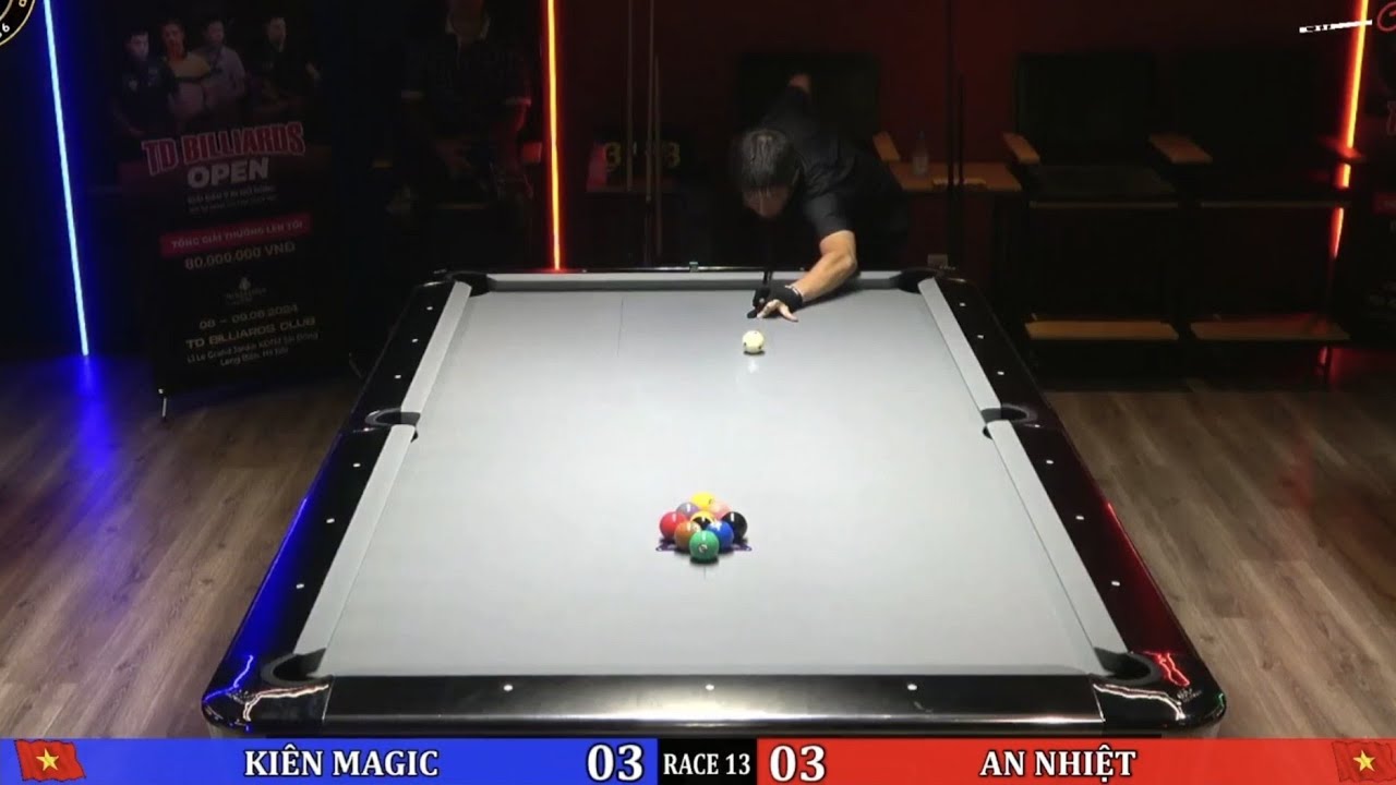 Billiards pool 9 ball Đặng Thành Kiên 'Kiên Magic' vs Bùi Trường An 'An Nhiệt'