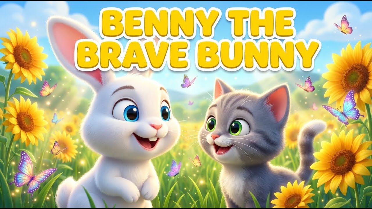 Benny the Brave Bunny 🐰 | Kids Cartoon Adventure Story | EcoToonTales