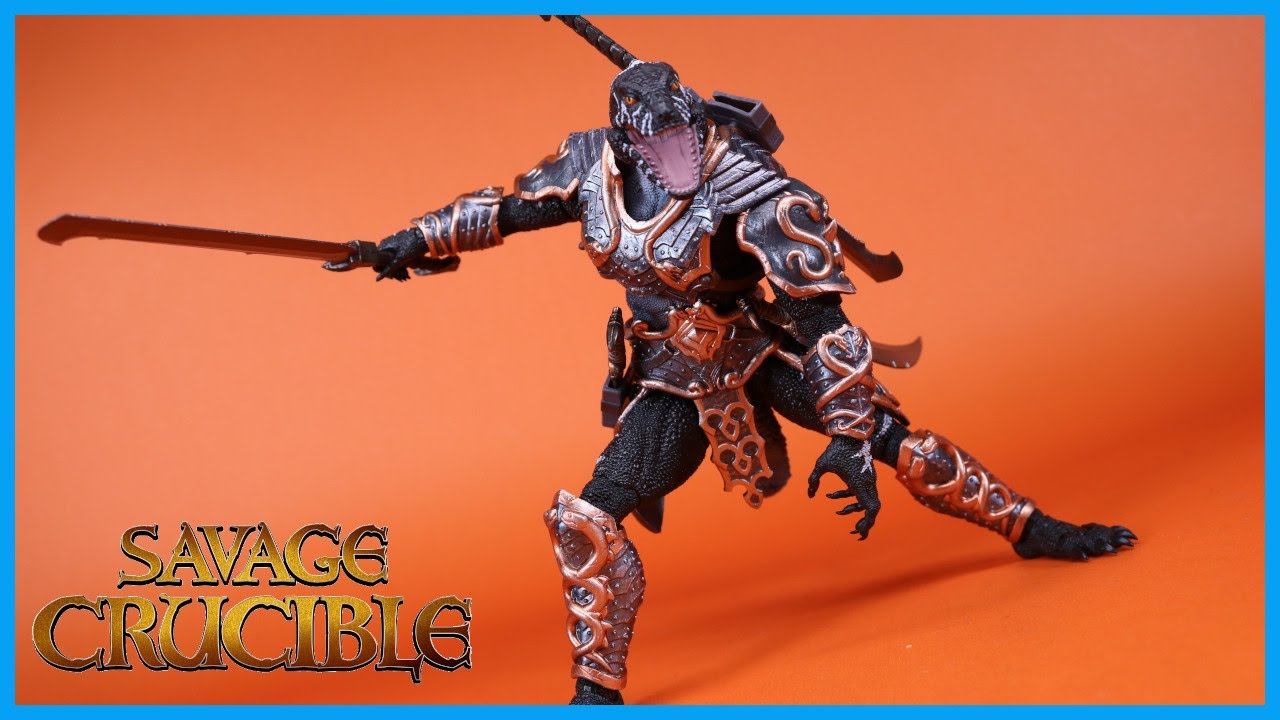 THE WAIT IS OVER! Savage Crucible Wave 1 LEMURIAN ROYAL GUARD Action Figure Review