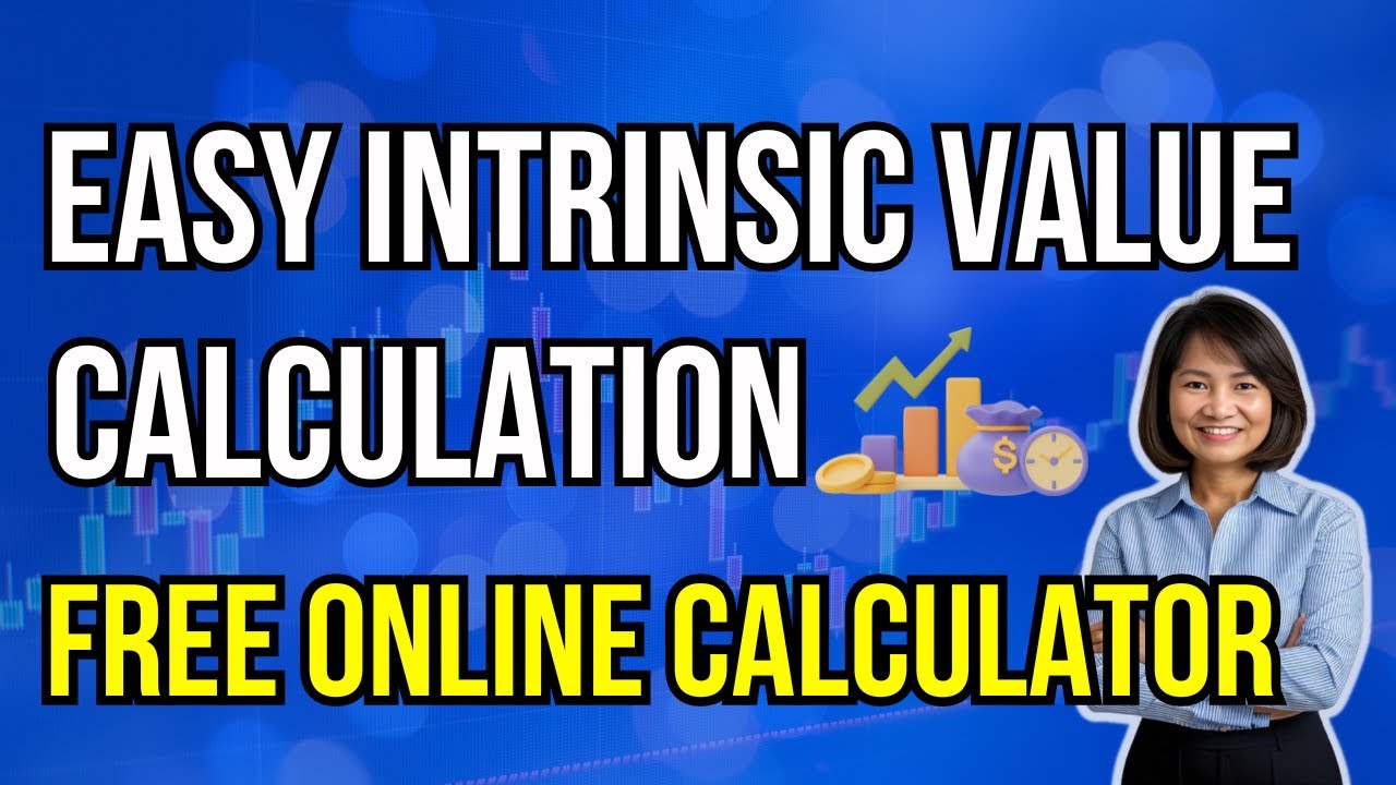 Easy Way to Calculate INTRINSIC VALUE of STOCK / Stock Market Investing for Beginners