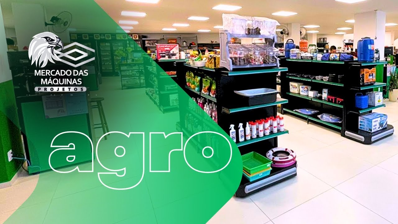 Montagem Loja Agropecuária - Mercado das Máquinas Projetos