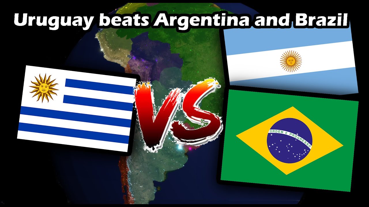 Uruguay defeats Brazil and Argentina