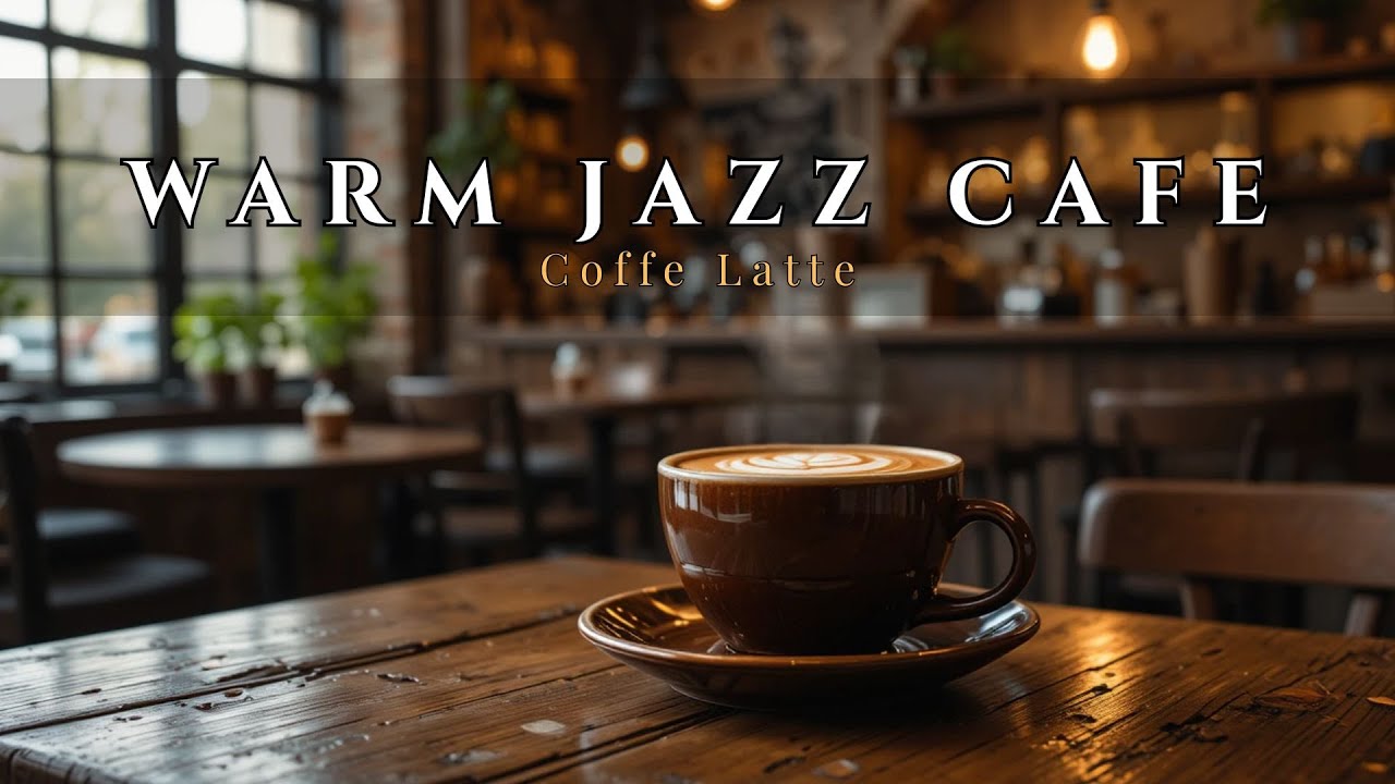 Cozy Coffee Shop Ambience ☕ Soft Jazz & Warm Café Sounds for Focus, Relax, and Peaceful Mornings