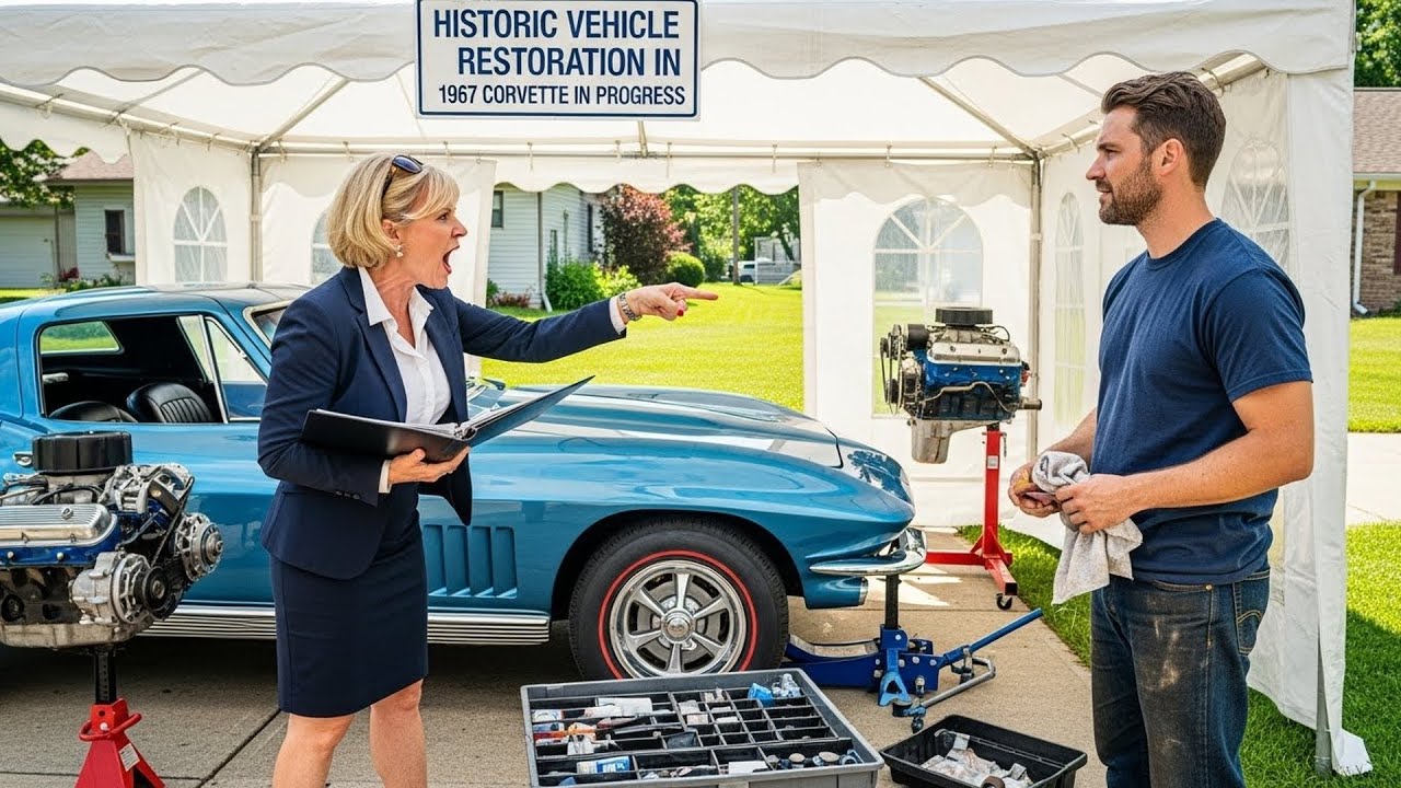 I Restored a Vintage Corvette in My Driveway, HOA Karen Tried to Claim It Was Abandoned!