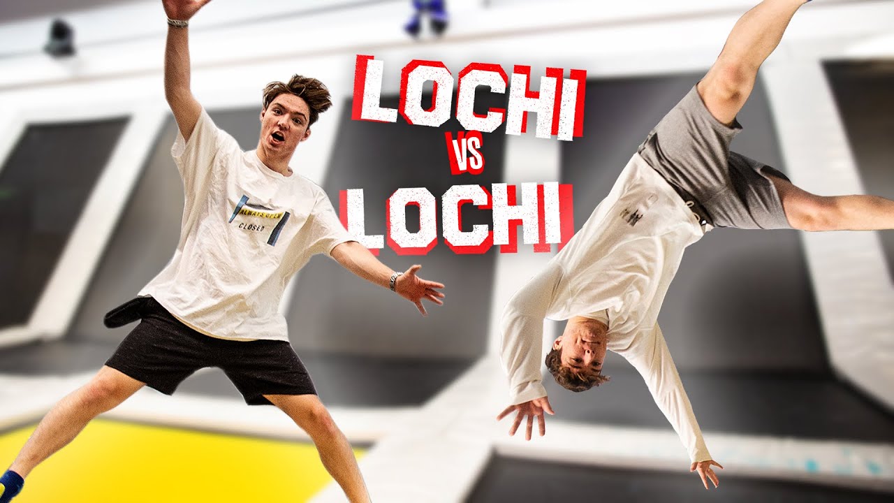 LOCHI VS LOCHI in einem TRAMPOLIN PARK 😳 (völlig untalentiert)