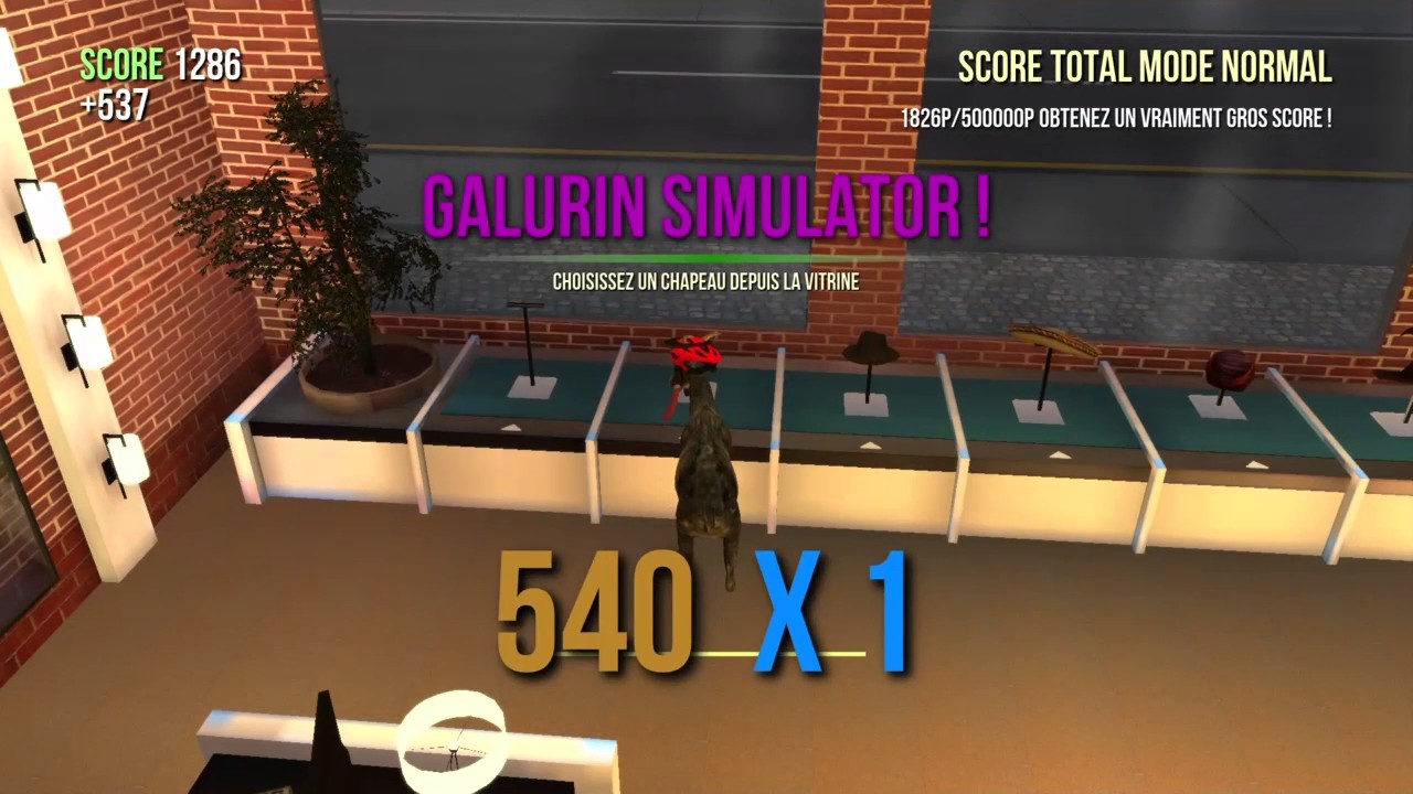 Goat simulator trophée: Simulateur de chapeau
