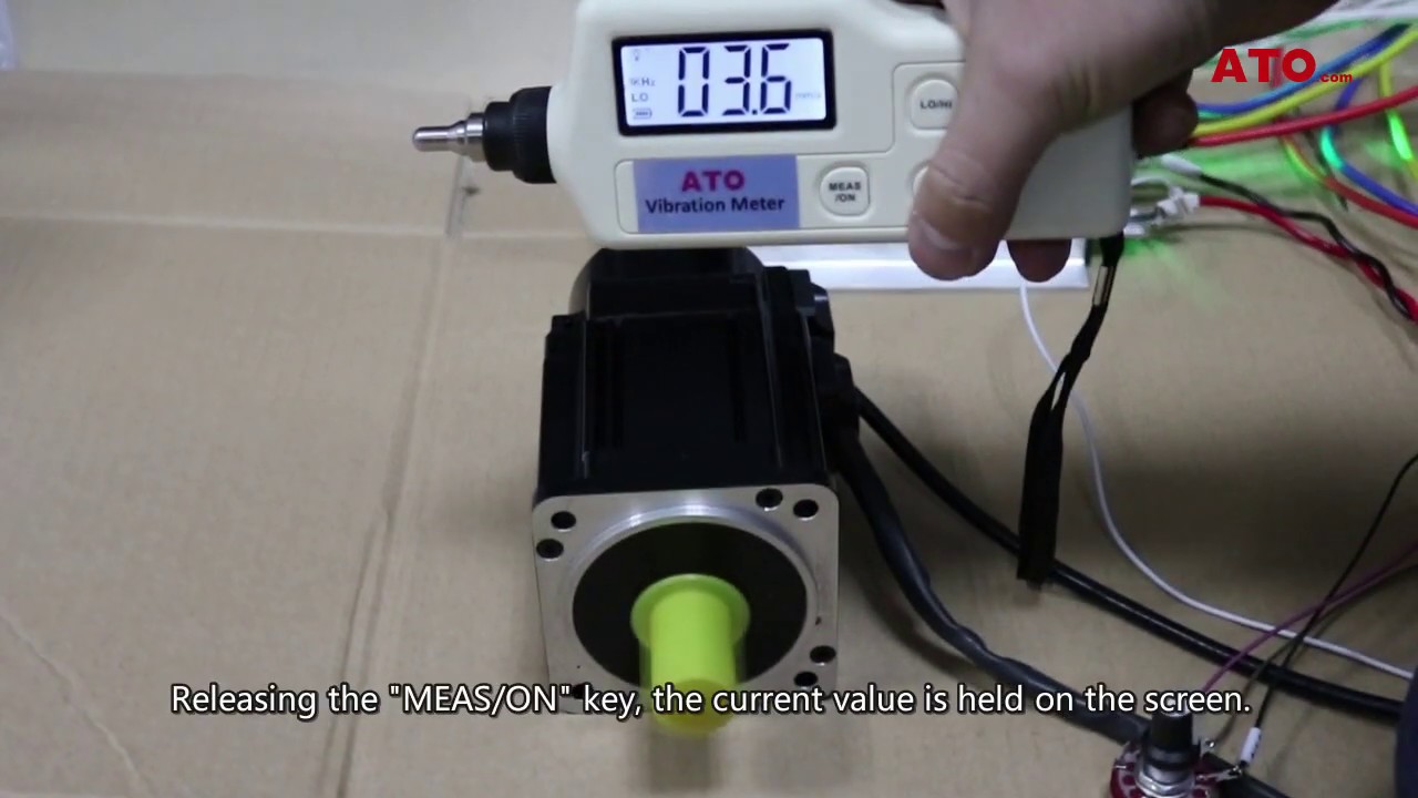 How to measure vibration with ATO vibration meter?
