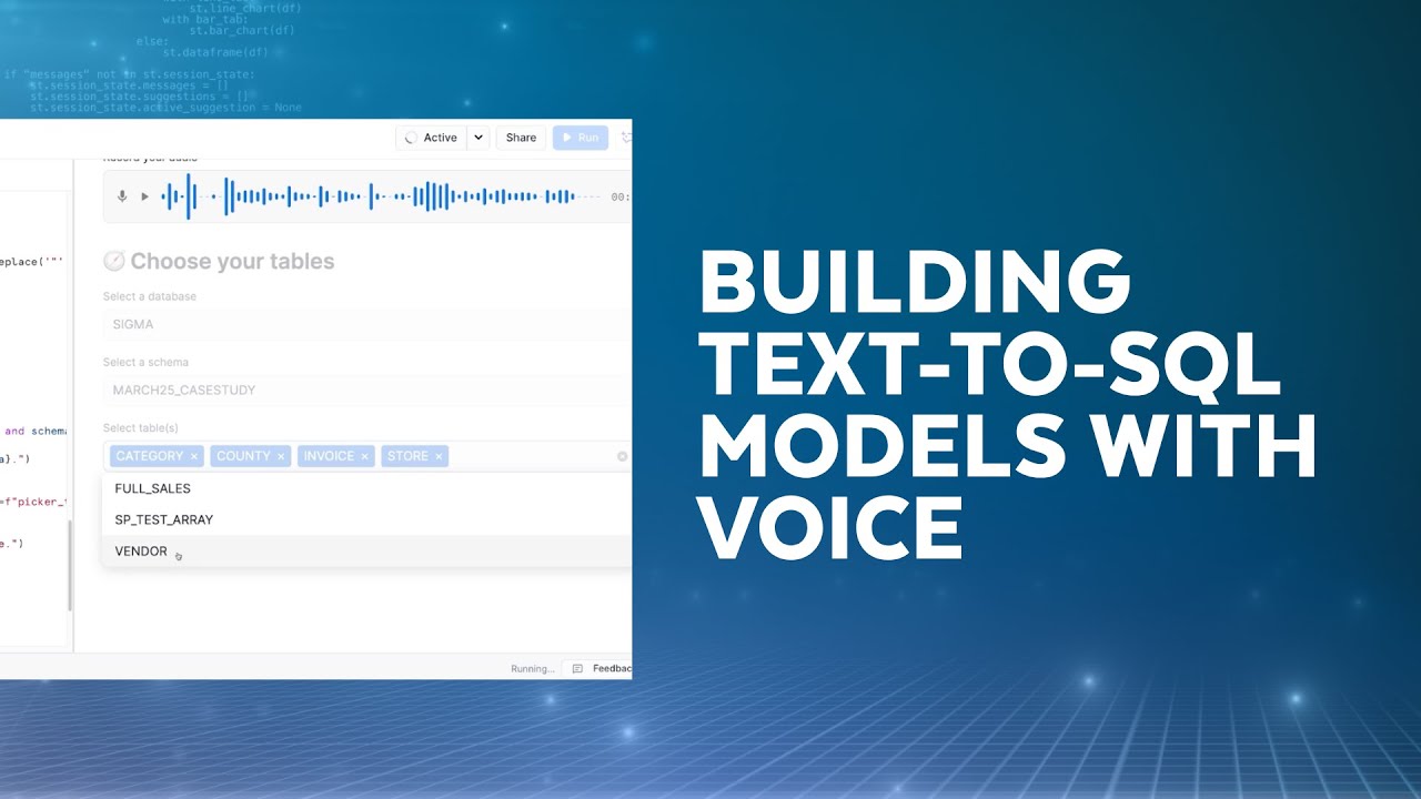 Voice2SQL: Build Semantic Views Faster With Your Voice And Snowflake AI