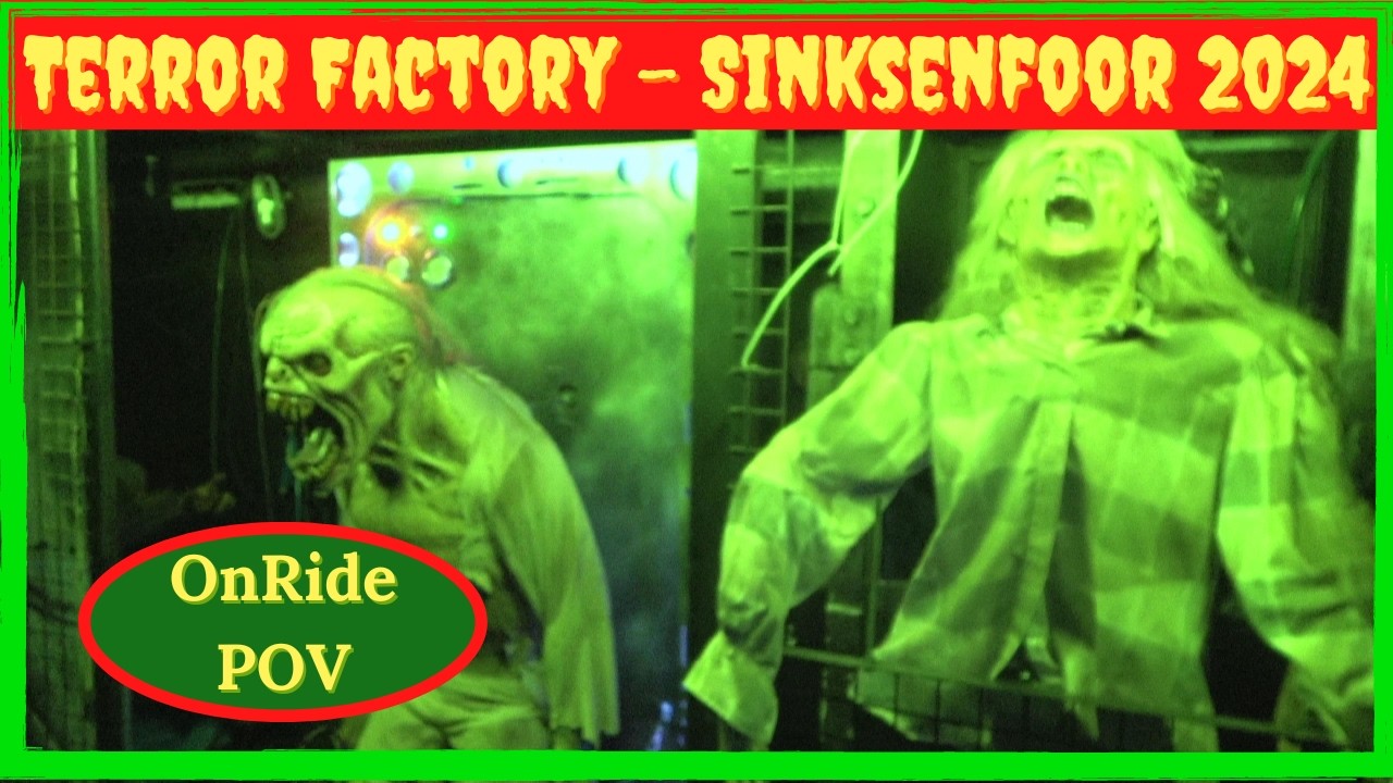 Terror Factory (Spookhuis) Sinksenfoor Antwerpen 2024 | OnRide POV | Full Experience