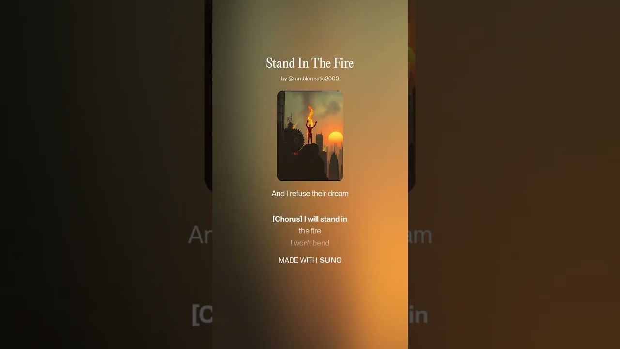 Stand In The Fire