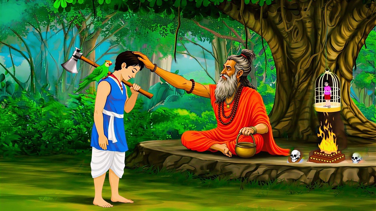 बुद्धिमानी साधु और रानी का वचन | hindi story | hindi kahani | moral stories | Cartoon Cartoon story 