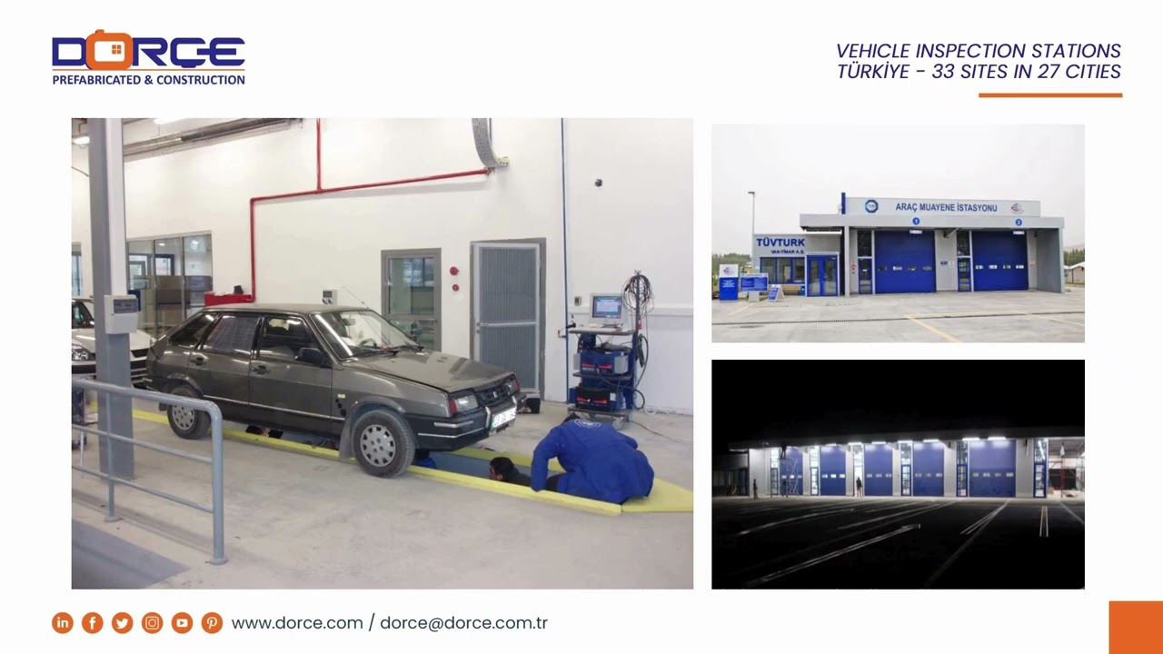 Dorce Preffabricated Heavy Steel Hangar Type Projects