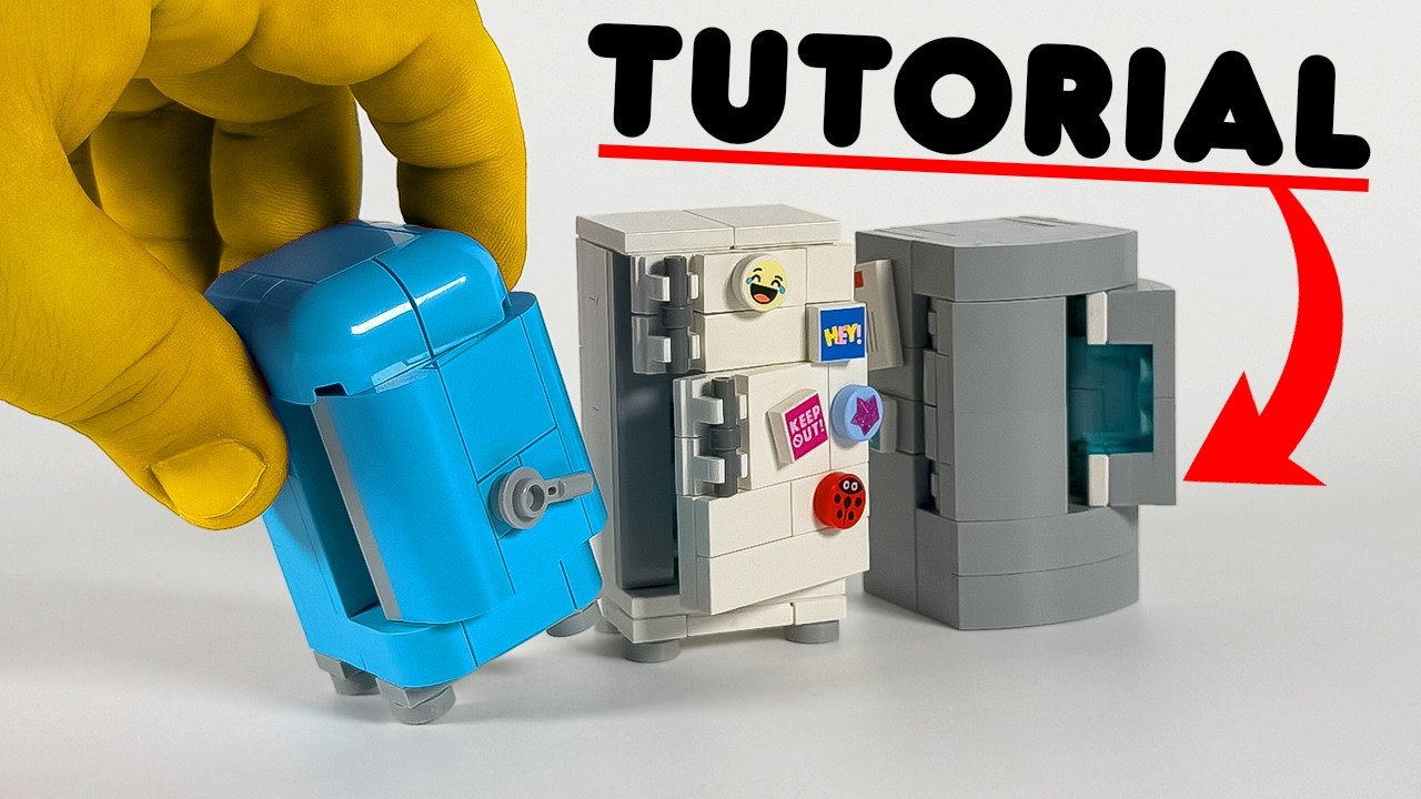 The Coolest Video You'll Watch All Day - Lego Refrigerator Tutorial