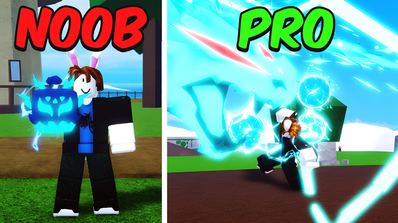 Noob To Pro With LIGHTNING REWORK in Blox Fruits