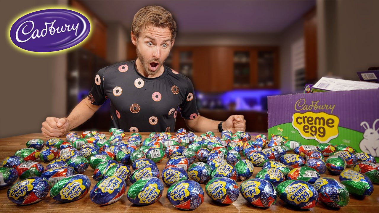 ЧЕЛЛЕНДЖ 100 CADBURY CREME EGG!