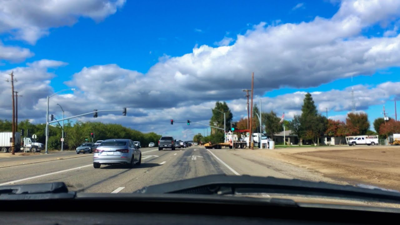 Bakersfield, CA to Wasco, CA - High Speed Driving Video