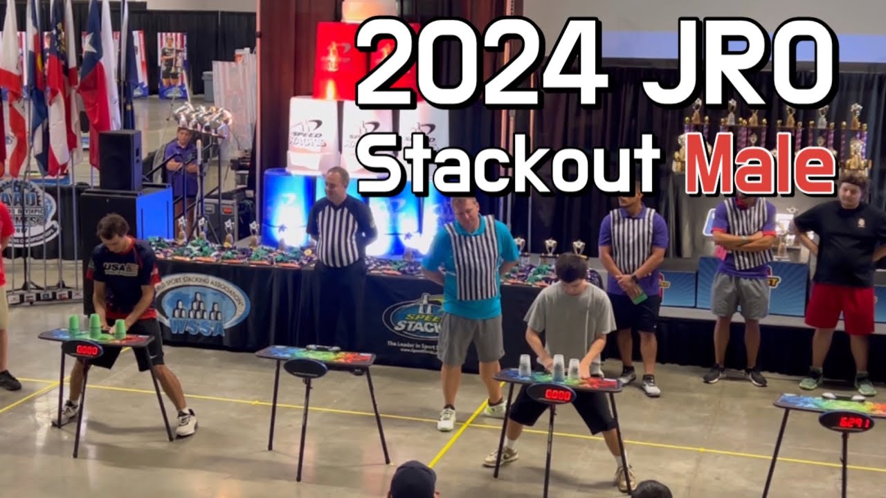Stack Out (Male) | 2024 AAU Junior Olympic Games Sport Stacking Championships - JRO