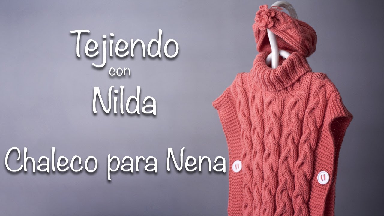 Cómo tejer chaleco para Nena de 6 a 8 años / How to knit a girl vest