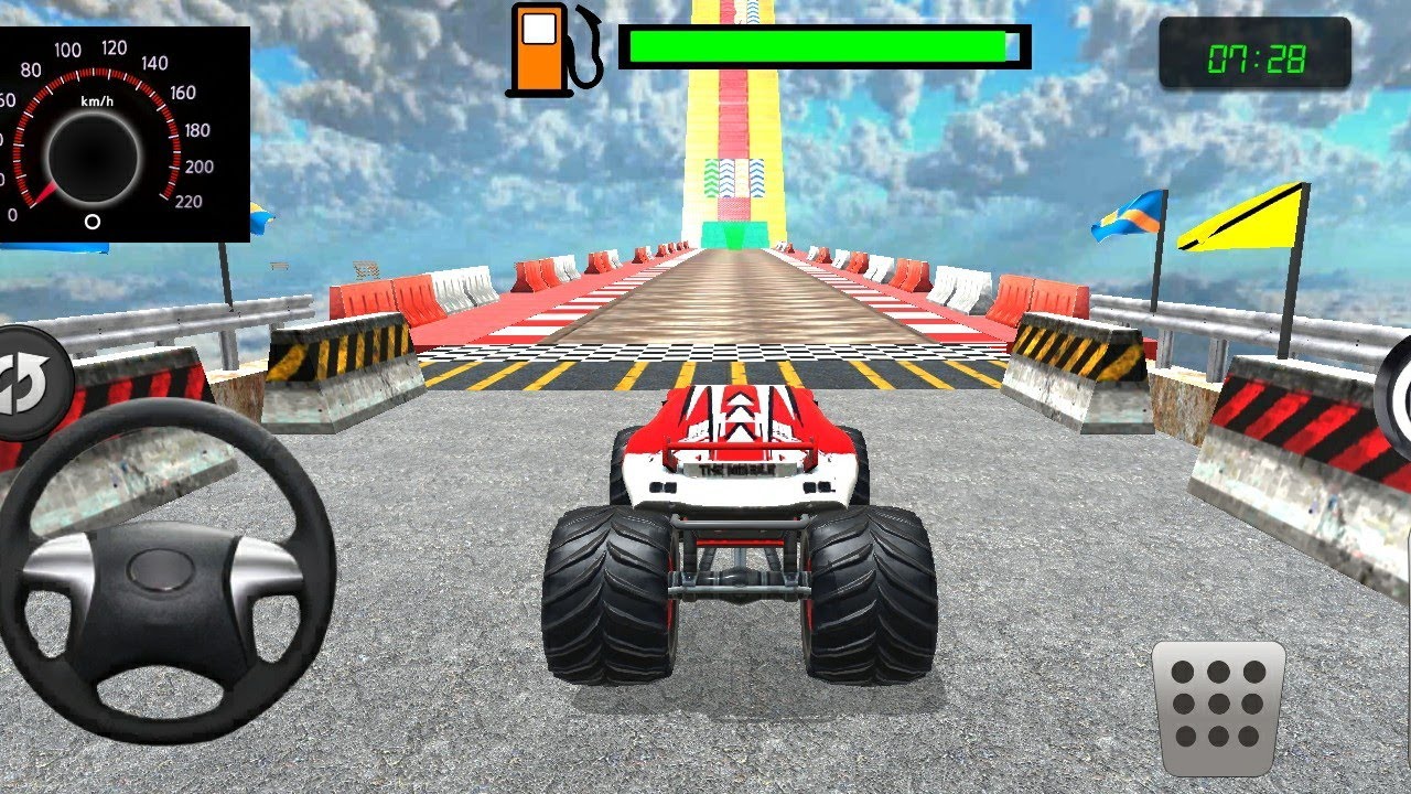 Impossible Tracks Monster Truck Stunt Racing - Android Gameplay