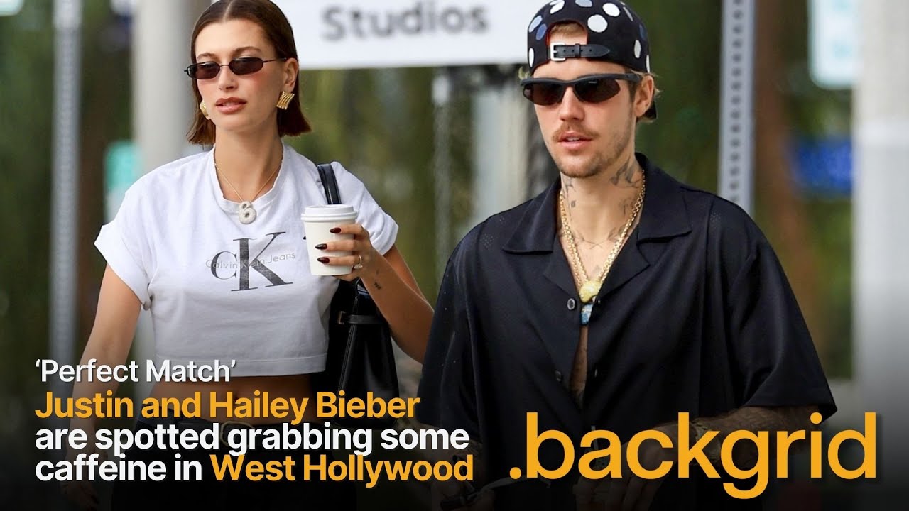 Justin and Hailey Bieber hold hands after breakfast in West Hollywood