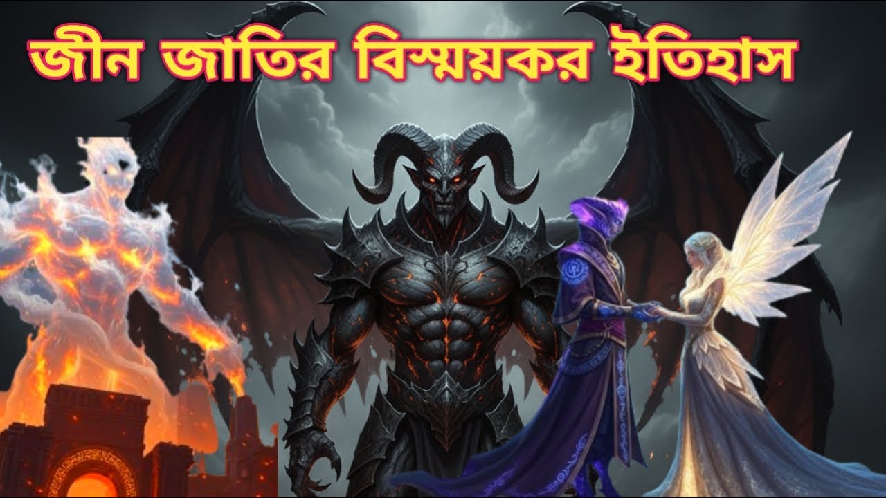 জীন জাতির রহস্যময় ইতিহাস।আগুনের সৃষ্টি থেকে অদৃশ্য সাম্রাজ্য পর্যন্ত।Jine Itihas (জানা অজানা বিশ্ব