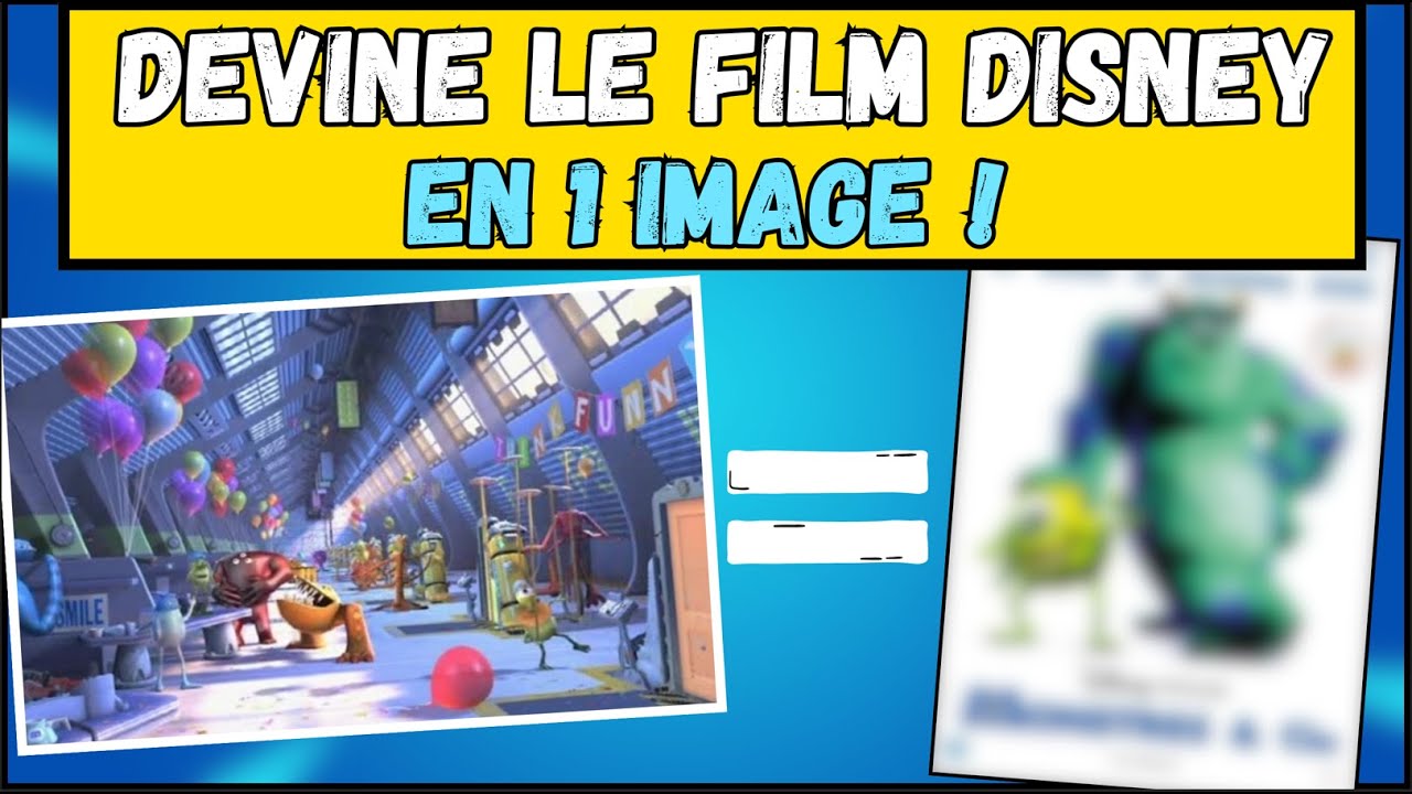 Devine le film Disney avec 1 seule image 🥸 - Quiz Disney - 50 images