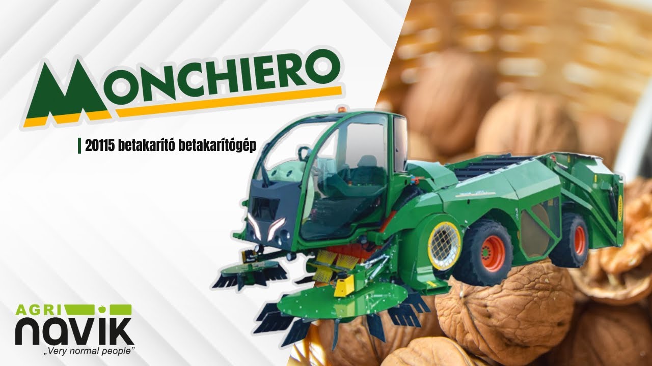 Monchiero 20115 önjáró dió betakarító gép