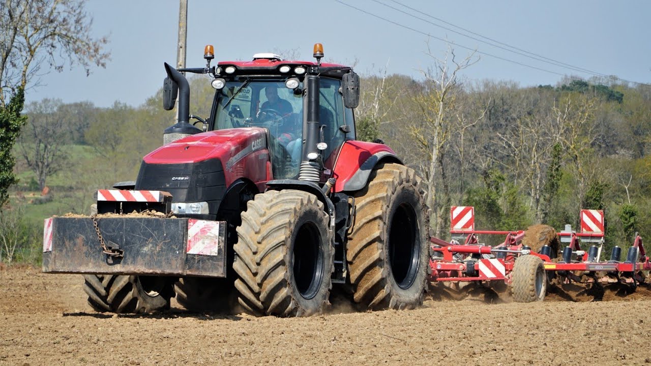 CASE IH OPTUM 250 & MAGNUM 380 jantes noires | XXL Préparation Maïs 2019