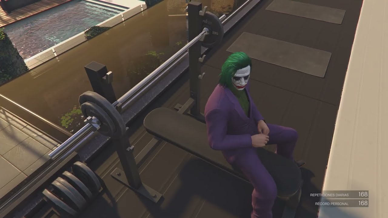 Record mundial repeticiones de press banca en GTA online