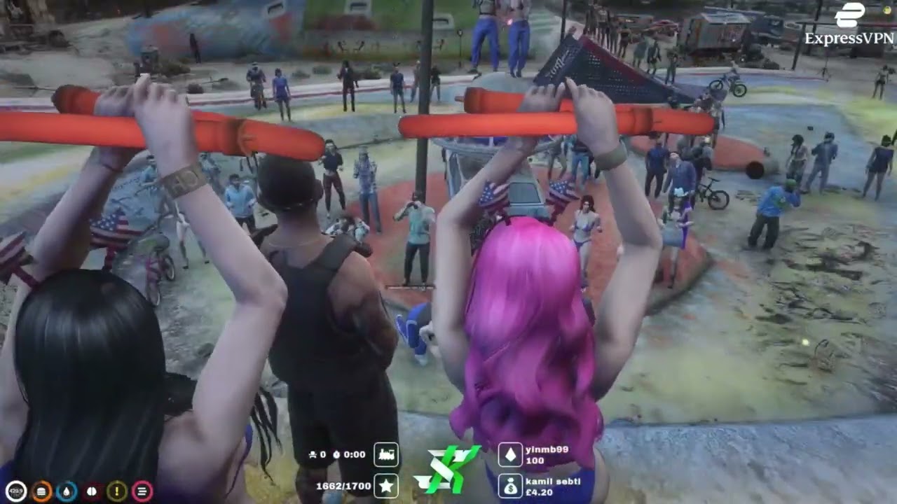 Sparky New Song With The Bimbos At Burning Mandem Event | NoPixel 3.0 GTA RP