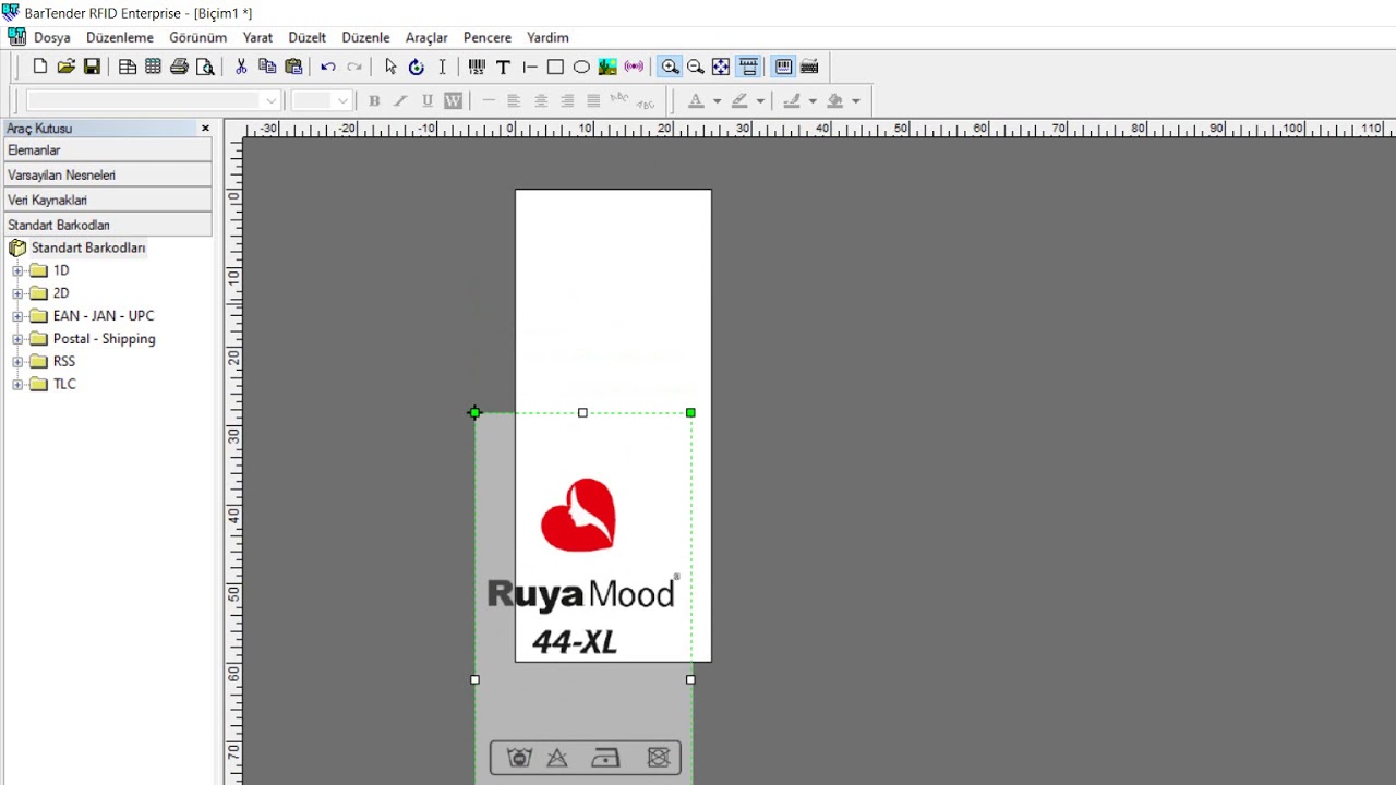 Kaya barkod  PDF den  barkod yazdırma