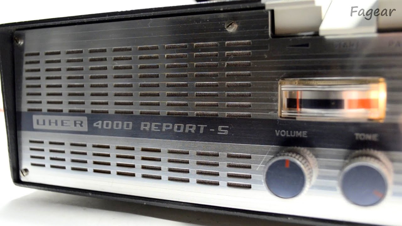 UHER 4000 Report-S на разных скоростях