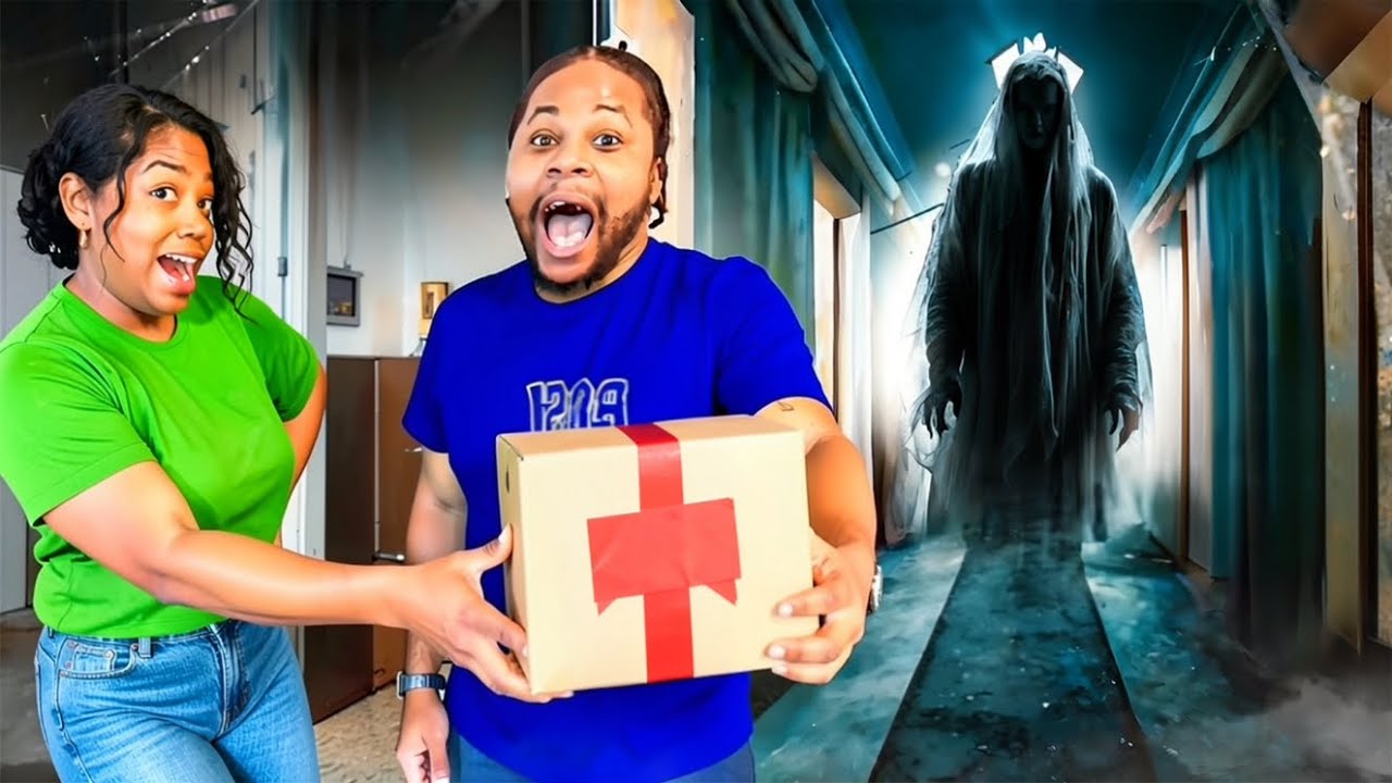 SOMONE LEFT A CREEPY PACKAGE AND SNUCK INSIDE OUR HOUSE at 3AM