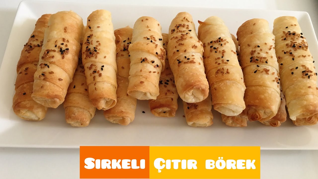 SADECE 2 YUFKADAN 16 TANE BÖREK 🔝 SİRKELİ ÇITIR ÇITIR PEYNİRLİ BÖREK TARİFİ👌💯