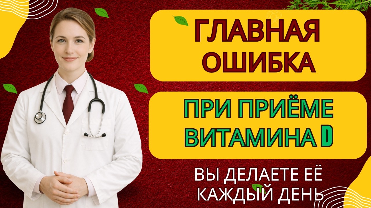 Вы пьёте витамин D неправильно! Вот как он должен работать на самом деле|Здоровье пожилых людей