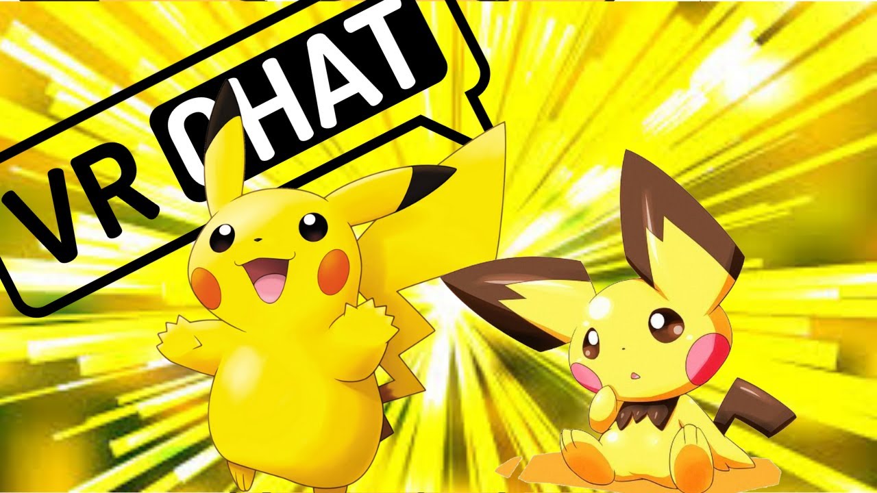 VRCHAT| Voice of pikachu/pichu! (cute and funny moments)