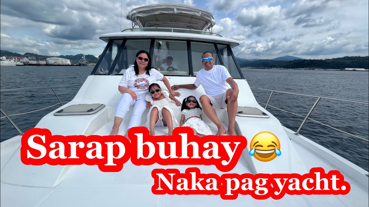 Sarap buhay naka pag yacht | #vacation  #philippines #travel 