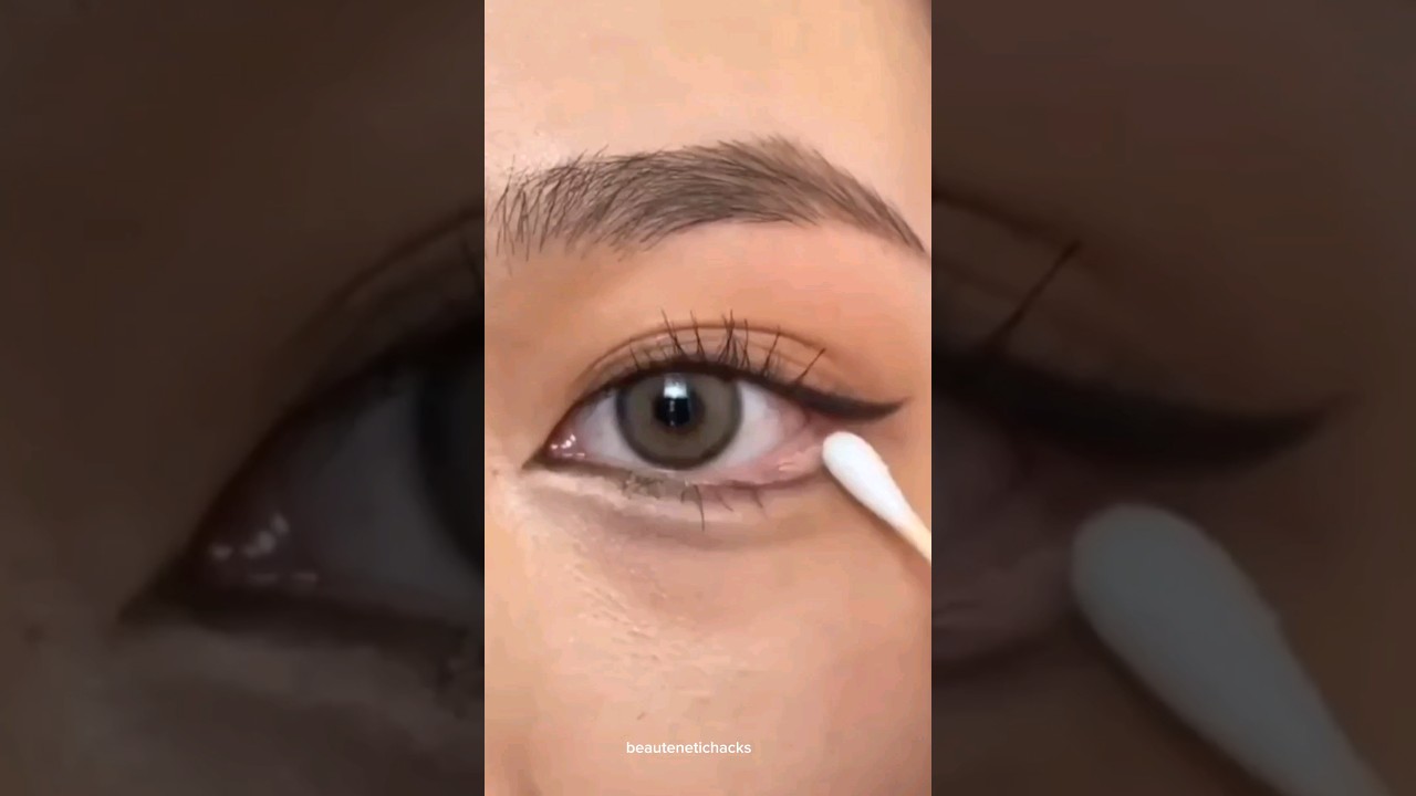 Простой урок по макияжу глаз Douyin 👁️💗