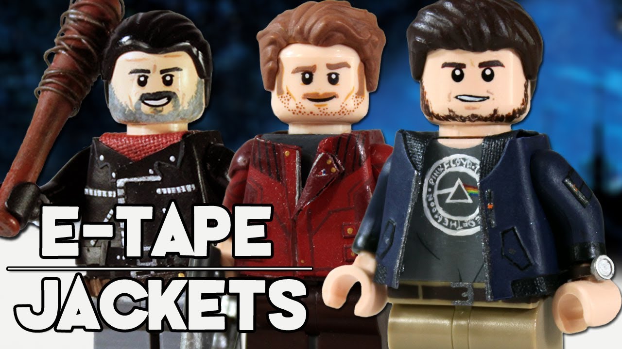 LEGO Customizing Tutorial: How to Make E-Tape Jackets