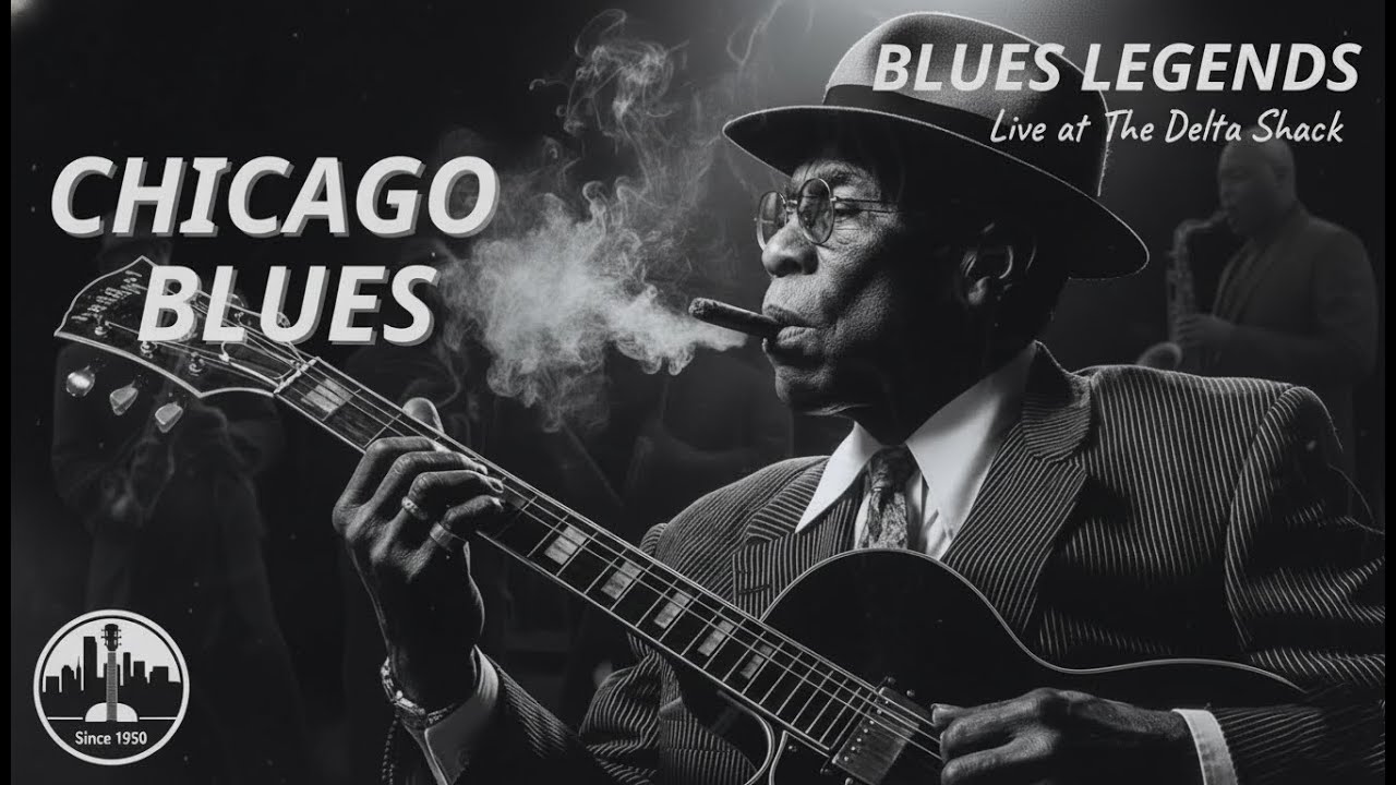 🌙 Neon City Nights – Deep Chicago Midnight Blues Guitar