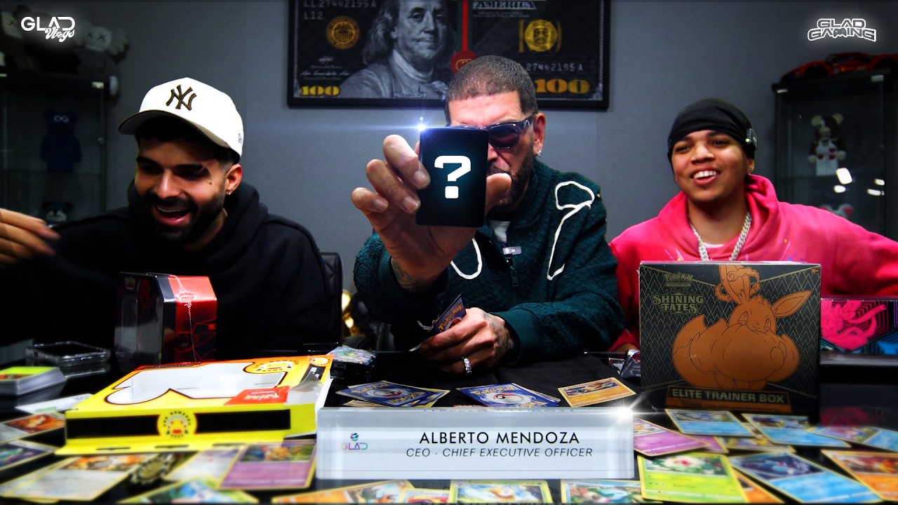 ¿Qué Pokémon nos tocó? MC Ceja abre Collectibles con Cristian Javier y Jean Hiram 🎴GLAD VLOG 2