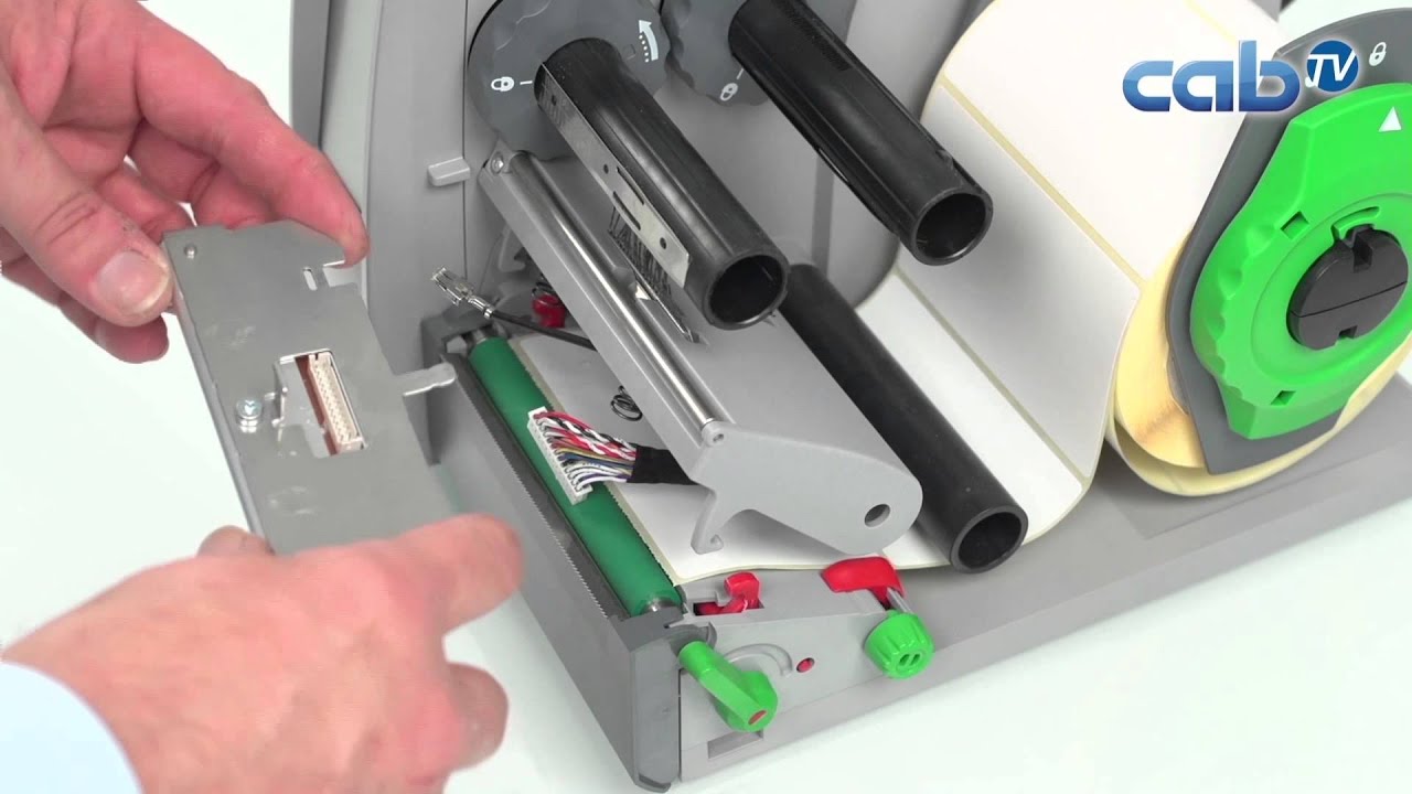 cab EOS tutorial: Print head exchange