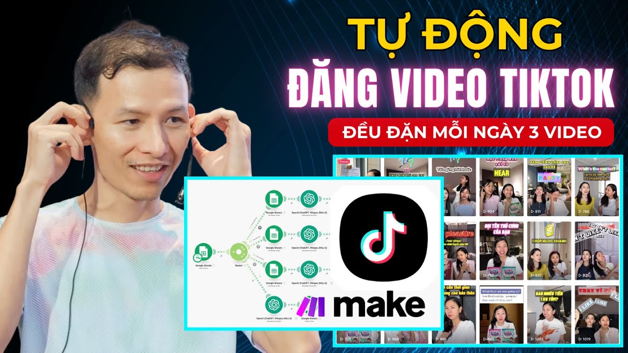 [Bí Mật] Cách Tự Động Đăng Video TikTok Bằng Make.com - Hướng Dẫn Từng Bước Cho Người Mới