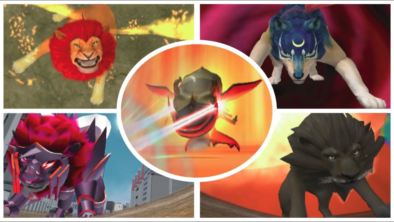 百獸大戰 Animal Kaiser All Boss Animals Best Attacks 全Boss必殺技
