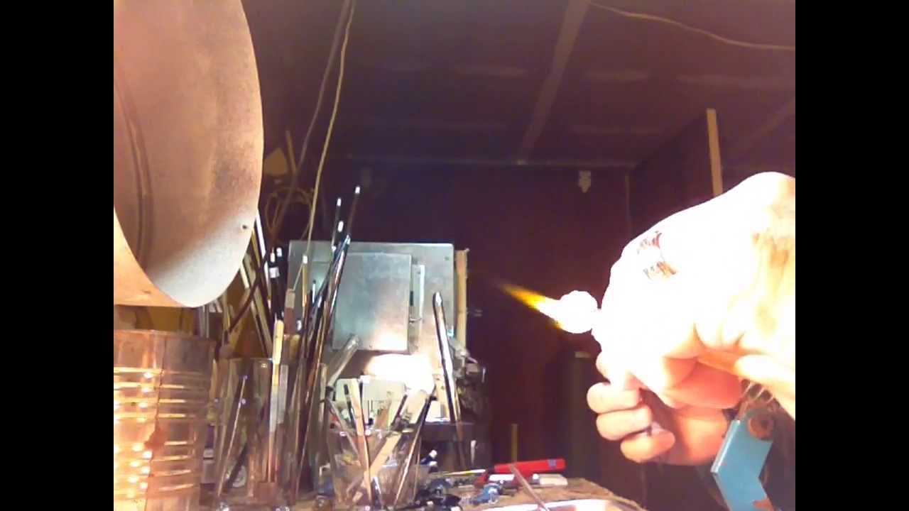 Boro glass studio demo: Simple finial