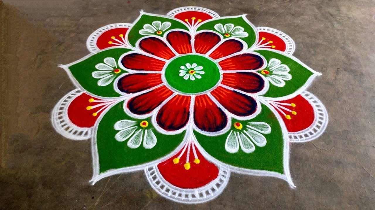 2025 Diwali special kolam|diwali beautiful rangoli| diwali deepam muggulu|super Amazing rangoli