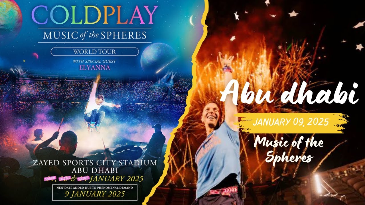 Coldplay in Abu Dhabi 2025 | #ColdplayAbudhabi January 9, 2025